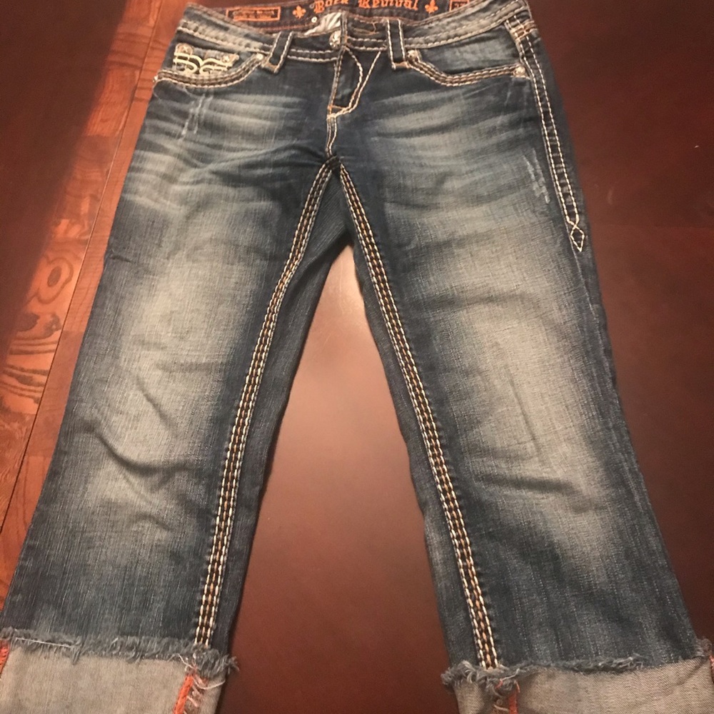 Rock Revival Crop Jeans